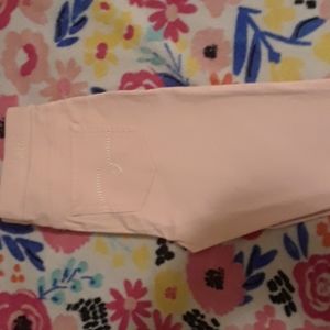 Light Pink Mid Rise Legging Pants